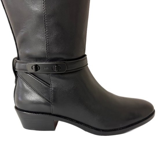 NIB COACH CAROLINE SEMI-MATTE RIDING BOOTS - Picture 7 of 10